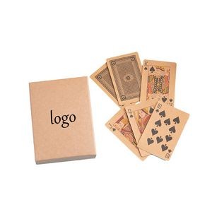 Brown Paper Playing Card