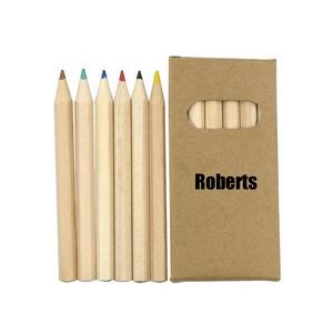 Set of 6 Colored Pencils