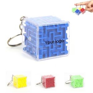 Puzzle Cube Game Keychain
