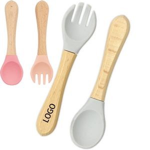 Silicone Baby Spoon And Fork