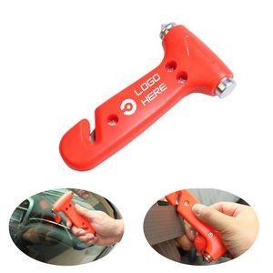 Orange Car Emergency Window Hammer With Seatbelt Cutter