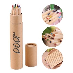12 Count Color Pencils W/ Pencil Holder