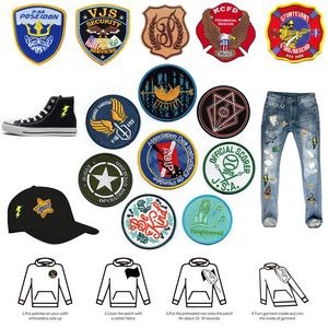 Custom Iron On Embroidered Patches