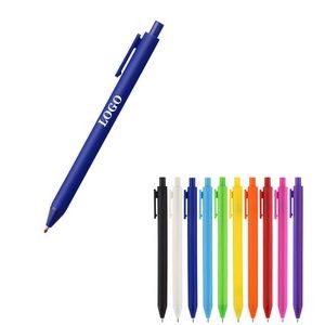 Colorful Soft-touch Retractable Ballpoint Pen
