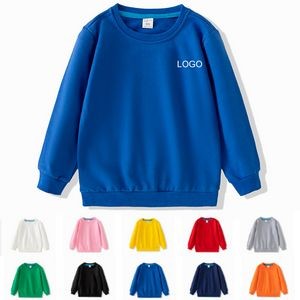 Children Casual Pullover Sweatshirt Long Sleeve
