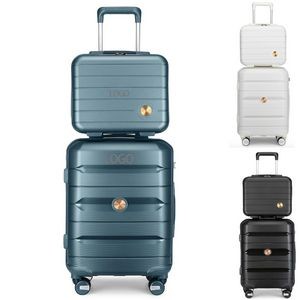 2 Piece Luggage Set Carry On Suitcase