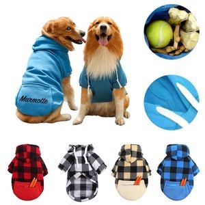 Pet Clothes Sweaters With Hat And Pocket