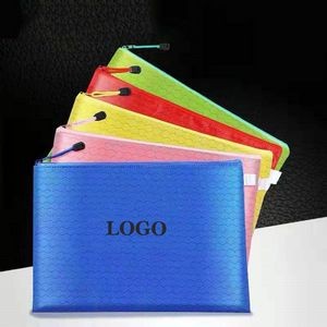 Waterproof Document Storage Pouch Bag with Zipper