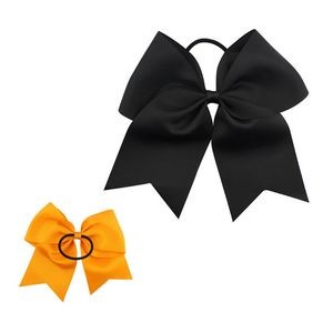 Cheer Hair Tie With Large Elastic Bow