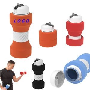 24 Oz Portable Silicone Foldable Sippy Cup