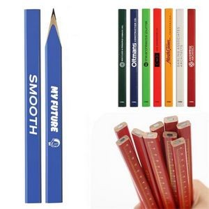 Full Color Octagonal Calibration Carpenter Pencil
