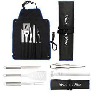 9-Piece Stainless Steel Barbecue Set