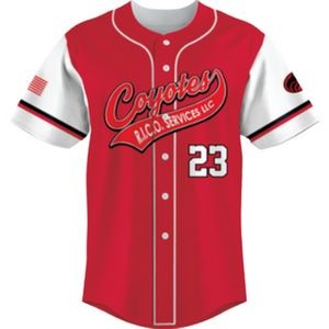 Sublimated Slowpitch Full Button Jerseys