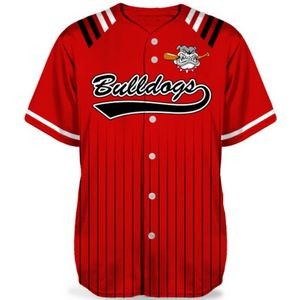Youth Sublimated Button Down Baseball Jersey