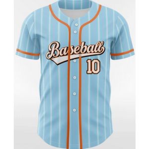Sublimated Full Button Baseball Jersey