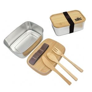 Lunch Box with Bamboo Lid