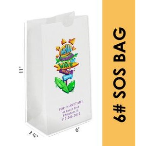 Grease Resistant 6# SOS Bag With Full Color Printing