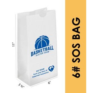 6# SOS Bag With One Color Printing