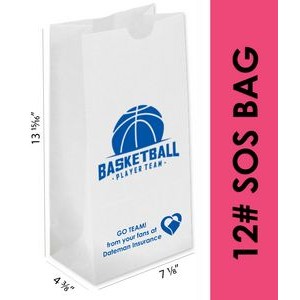 12# SOS Bag With One Color Printing