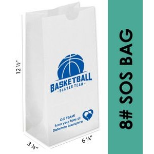 8# SOS Bag With One Color Printing
