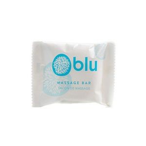 Blu Round Massage Soap Bar (Sachet Wrap) 1 oz.