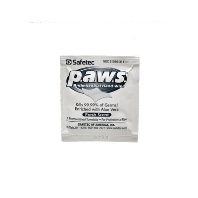 Safetec PAWS Antimicrobial Hand Wipe