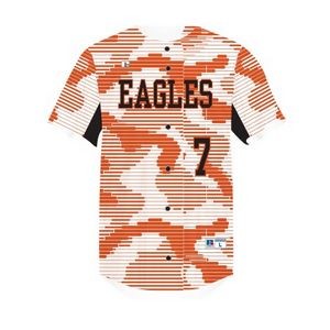 Russell® Youth Freestyle™ Sublimated Faux Full-Button Baseball Jersey