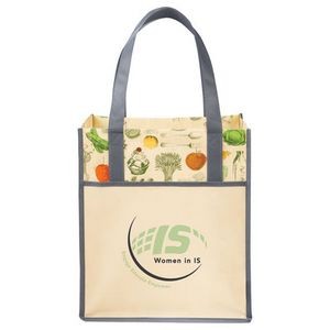 Big Grocery Vintage Matte Laminated Non-Woven Tote Bag