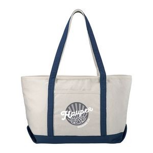Baltic 18 Oz. Cotton Canvas Zippered Boat Tote Bag
