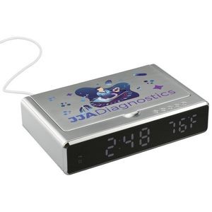 Uv Sanitizer Desk Clock With Wireless Charging