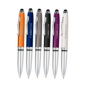 Crowne Triple Function Chrome Pen