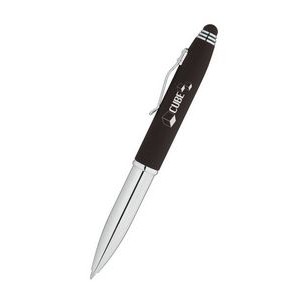 Crowne Triple Function Soft Touch Pen