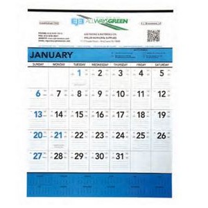 Tinned 12 Month Wall Calendars - (Top Tinning)