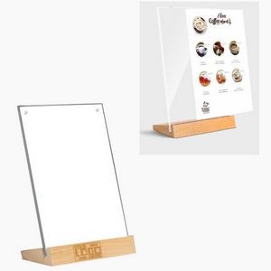 A4 Table Side Loading Countertop Sign Holder