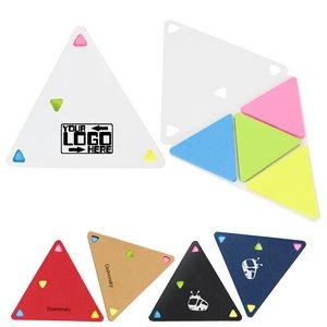 Compact Eco 4-color Sticky Notes - Triangular