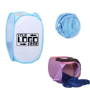 Polyester Collapsible Mesh Laundry Bags/ Storage Basket