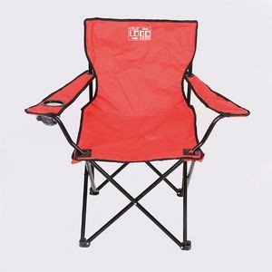 Folding Chair w/Arm Rests & Carrying Case