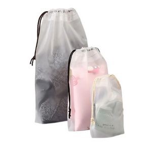 Waterproof PE Plastic Drawstring Bag