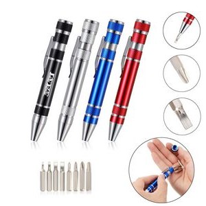 8 in 1 Multi-functional Screwdriver Pen