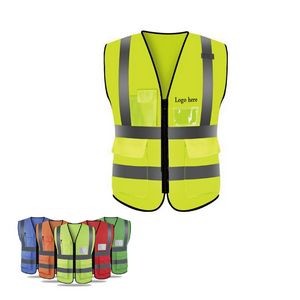 Safety Vest With Reflective Strips