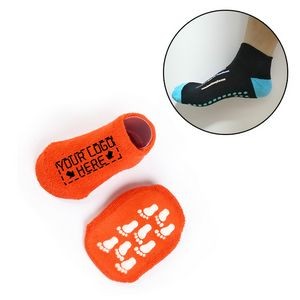 Loop Pile Slipper Socks With Dot Grip Slip Resistant Finish
