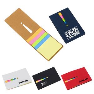 Eco 5-color Sticky Notes and Flags Booklet