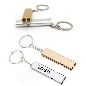 Quick-Alert Safety Whistle Keychain