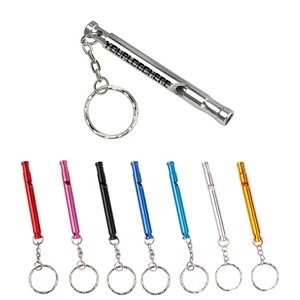 Aluminum Whistles with Key Ring