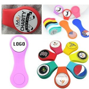 Golf Ball Markers with Silicone Hat Clip