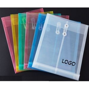 A4 Plastic Envelopes Clear Document Folder