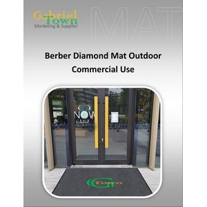 Berber Diamond Mat 2x3(ft) Commercial Grade Outdoor, & other option Size