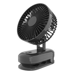 Rechargeable Desk Fan with Clip