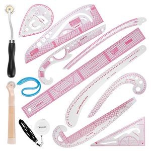 13PCS Styling Sewing French Curve Ruler Set