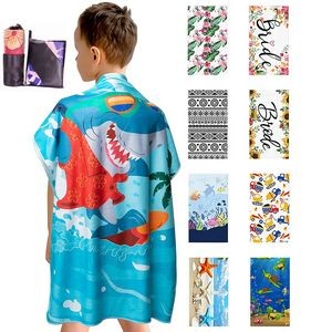 31.5 x 51.18 Inches Kids Double Side Printing Super Microfiber Beach Towel